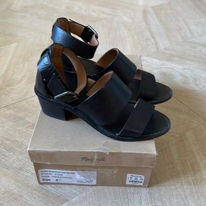 Madewell Black Heeled Sandals